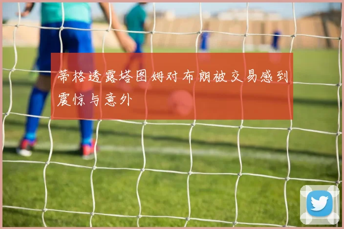 蒂格透露塔图姆对布朗被交易感到震惊与意外